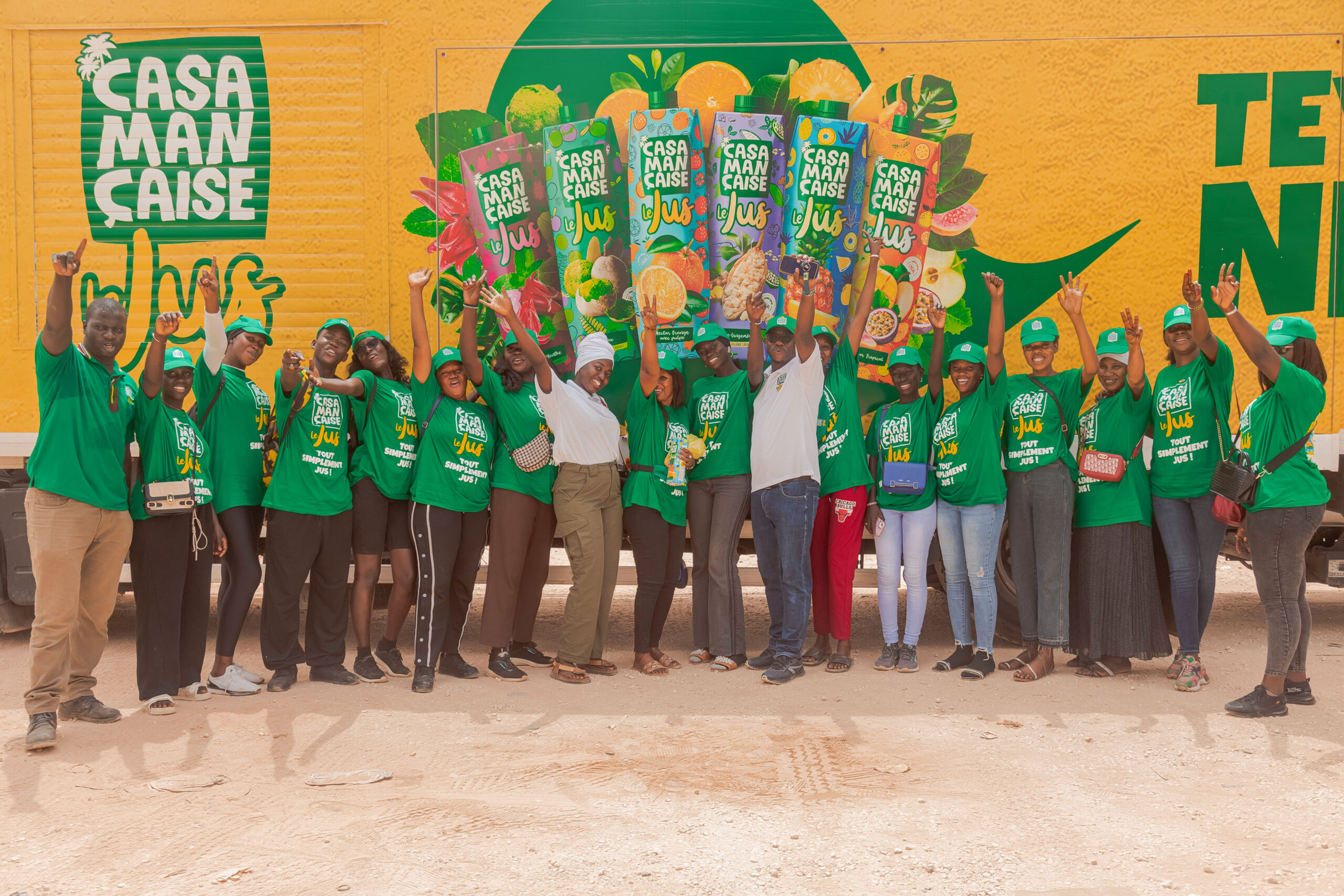 LANCEMENT CASAMANCAISE LE JUS: CARAVANE MBOUR, SALY, NGAPAROU